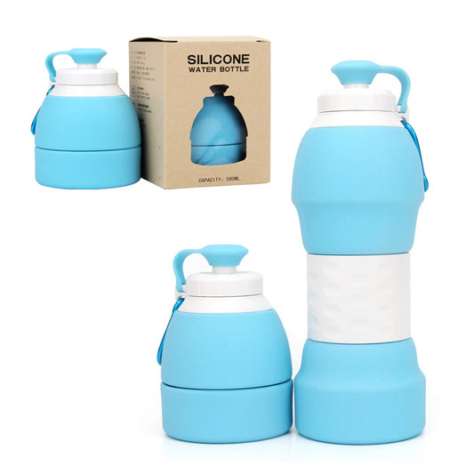 Garrafa Dobrável de Silicone – Portátil e Leve