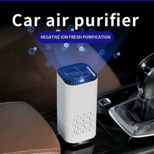 Purificador de Ar Portátil com Gerador de Íons – Carro e Casa
