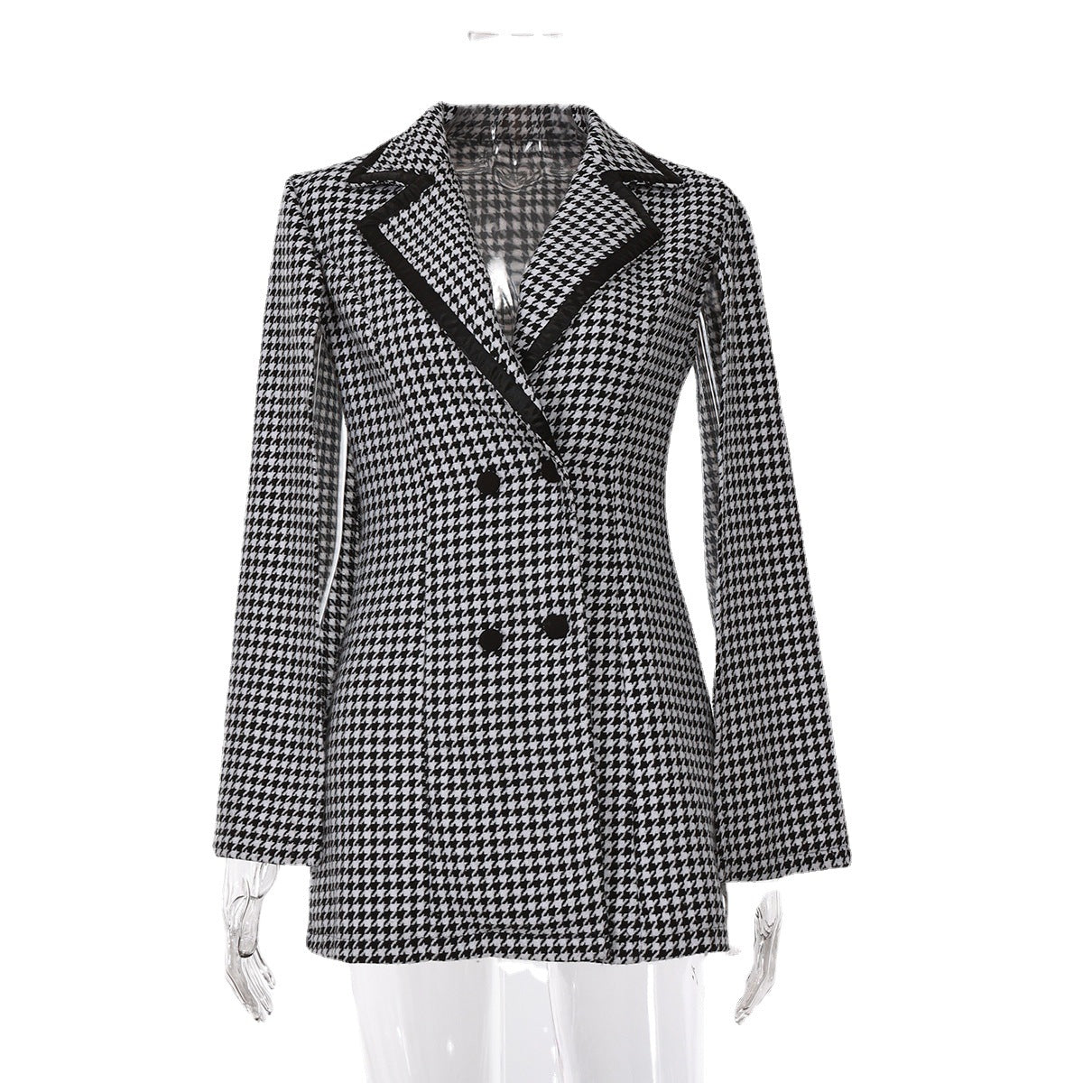Women's Suit Jacket Split Long Sleeve Commuting Elegant