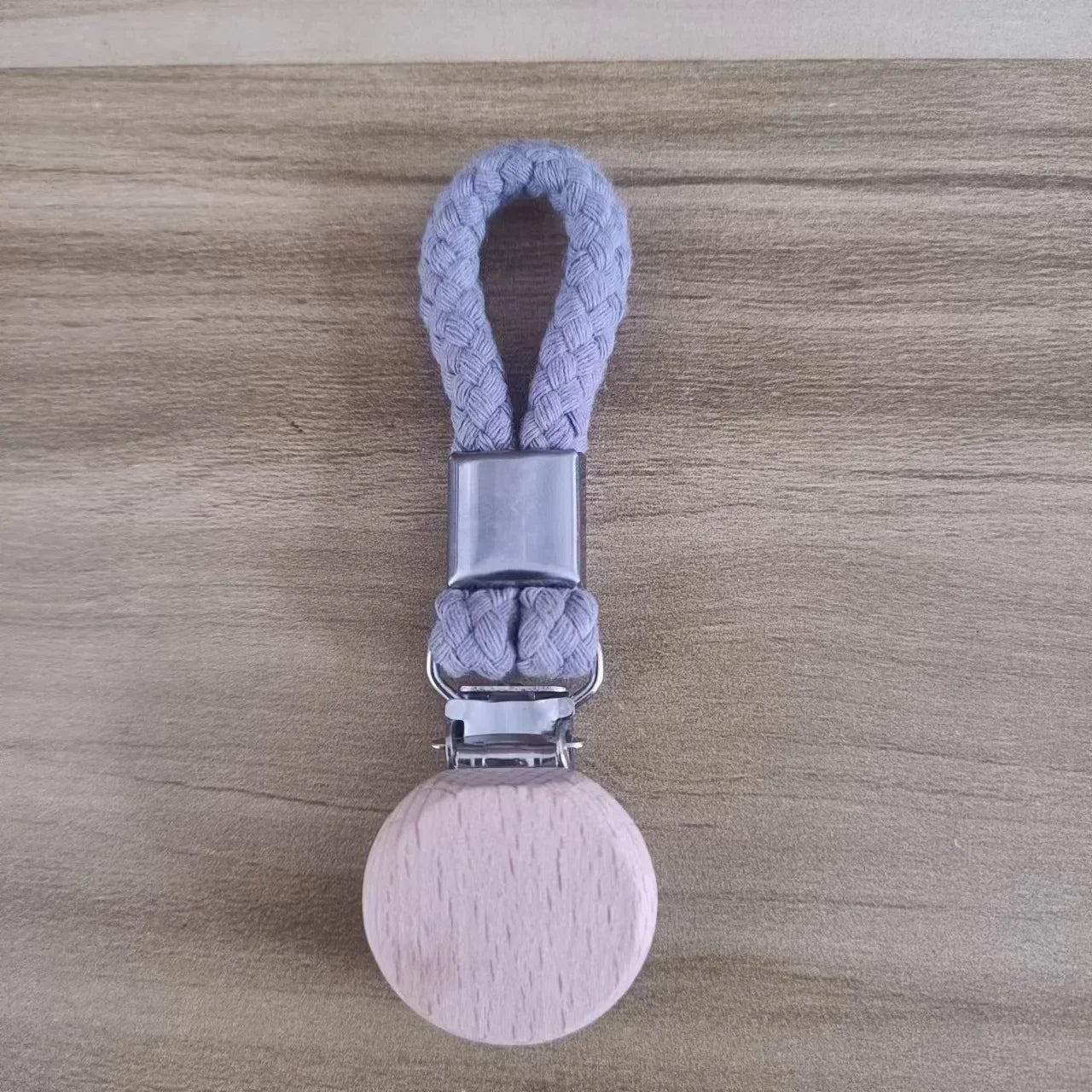 2PCS Towel Clips Braided Cotton Loop Towel With Metal Clamp Multi Purpose Hooks Socks Clothes Hanger Kitchen Home Storage Clips