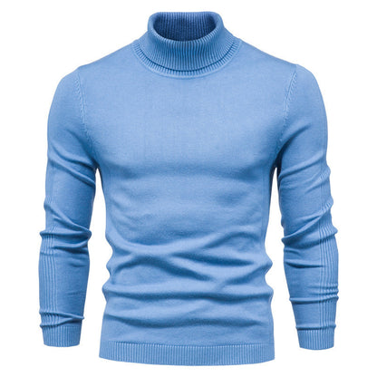 Suéter Masculino Gola Alta – Tricô Slim Fit