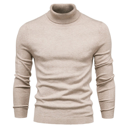 Suéter Masculino Gola Alta – Tricô Slim Fit