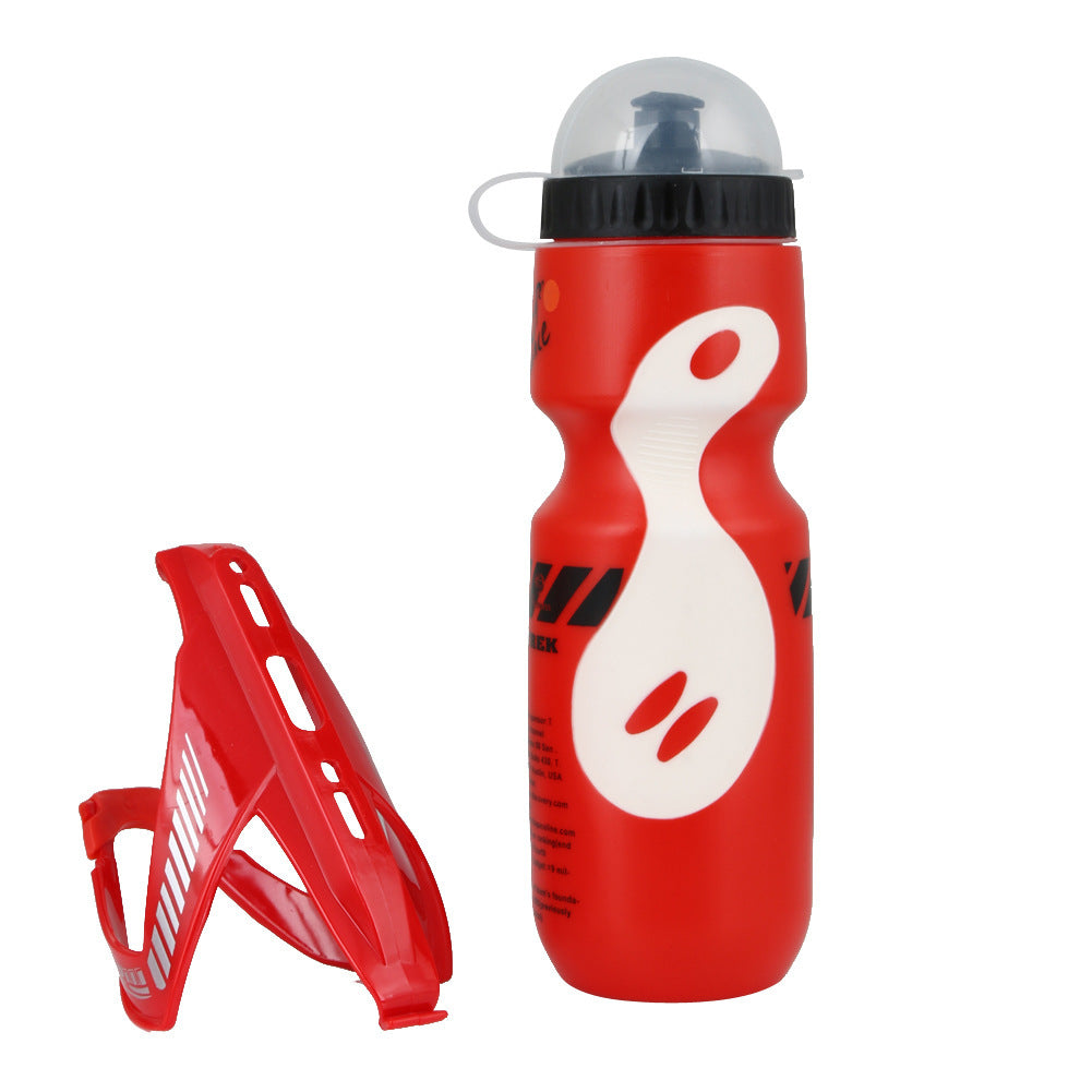 Rack bicycle water bottle set