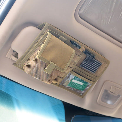 Organizador de Queixeira Solar para Carro – Porta CD e Itens