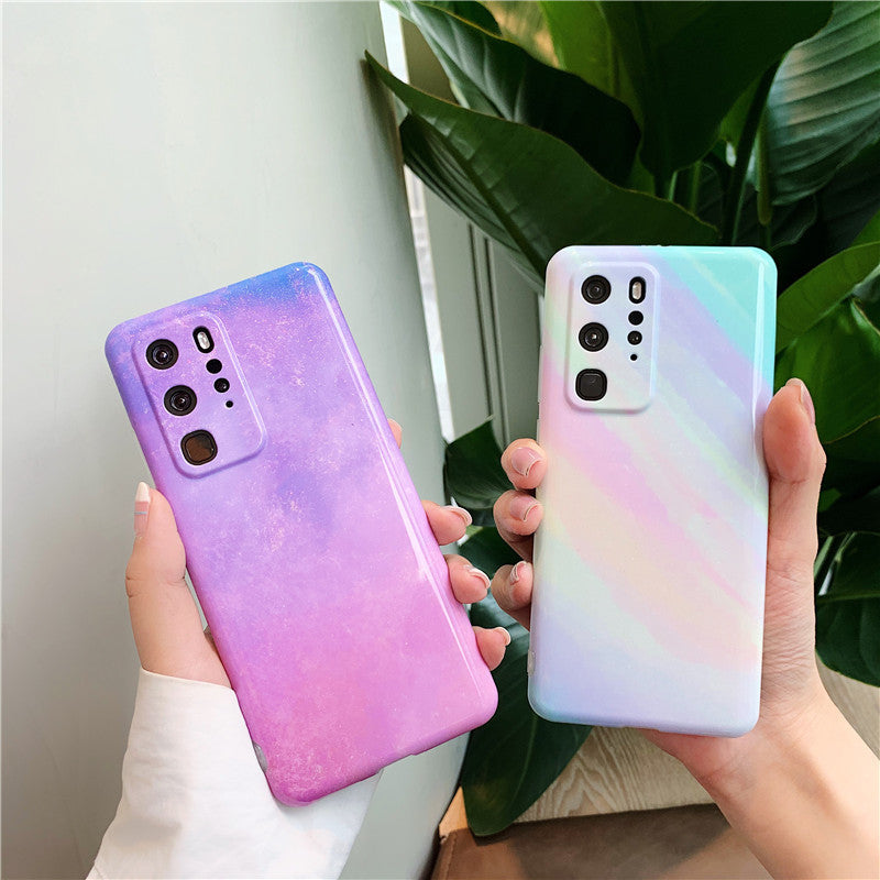 Rainbow star mobile phone case