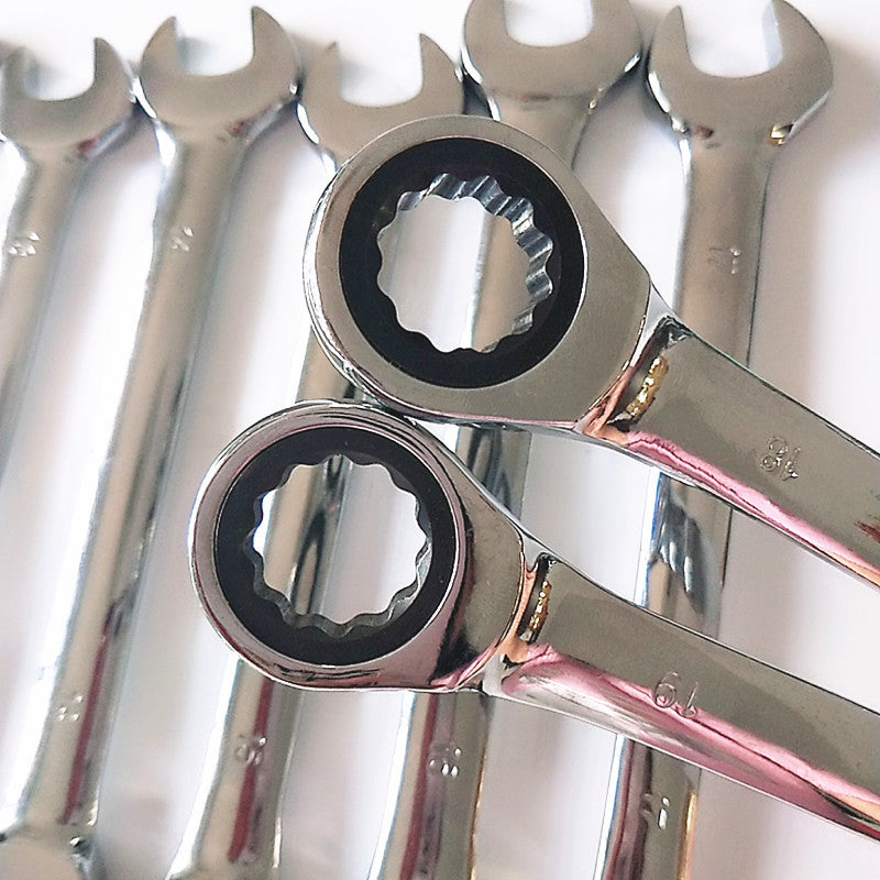 72 Teeth Polished Chrome Plated Hexagon Wrench Set