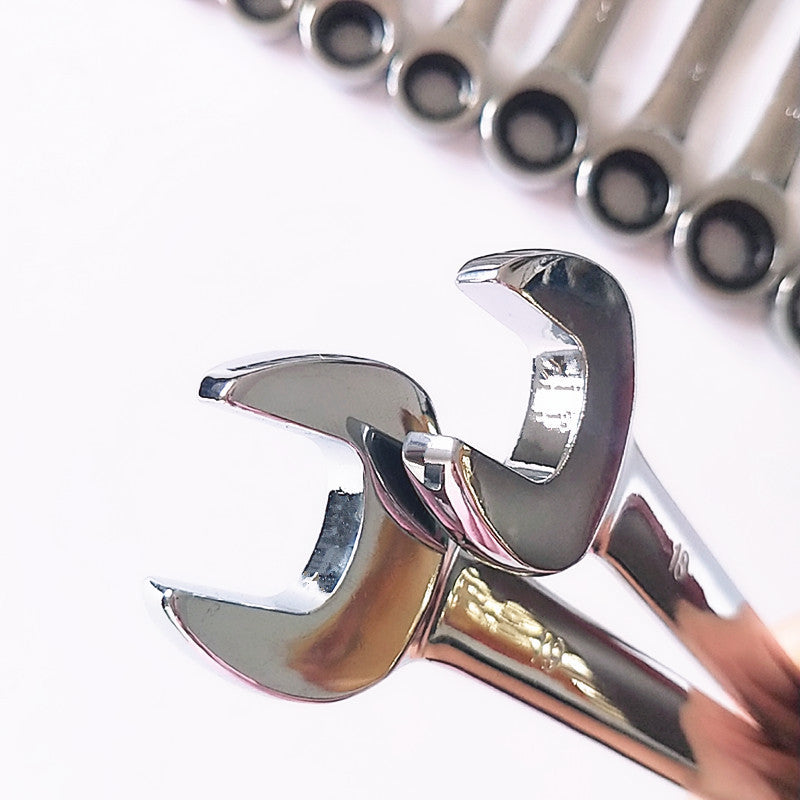 72 Teeth Polished Chrome Plated Hexagon Wrench Set