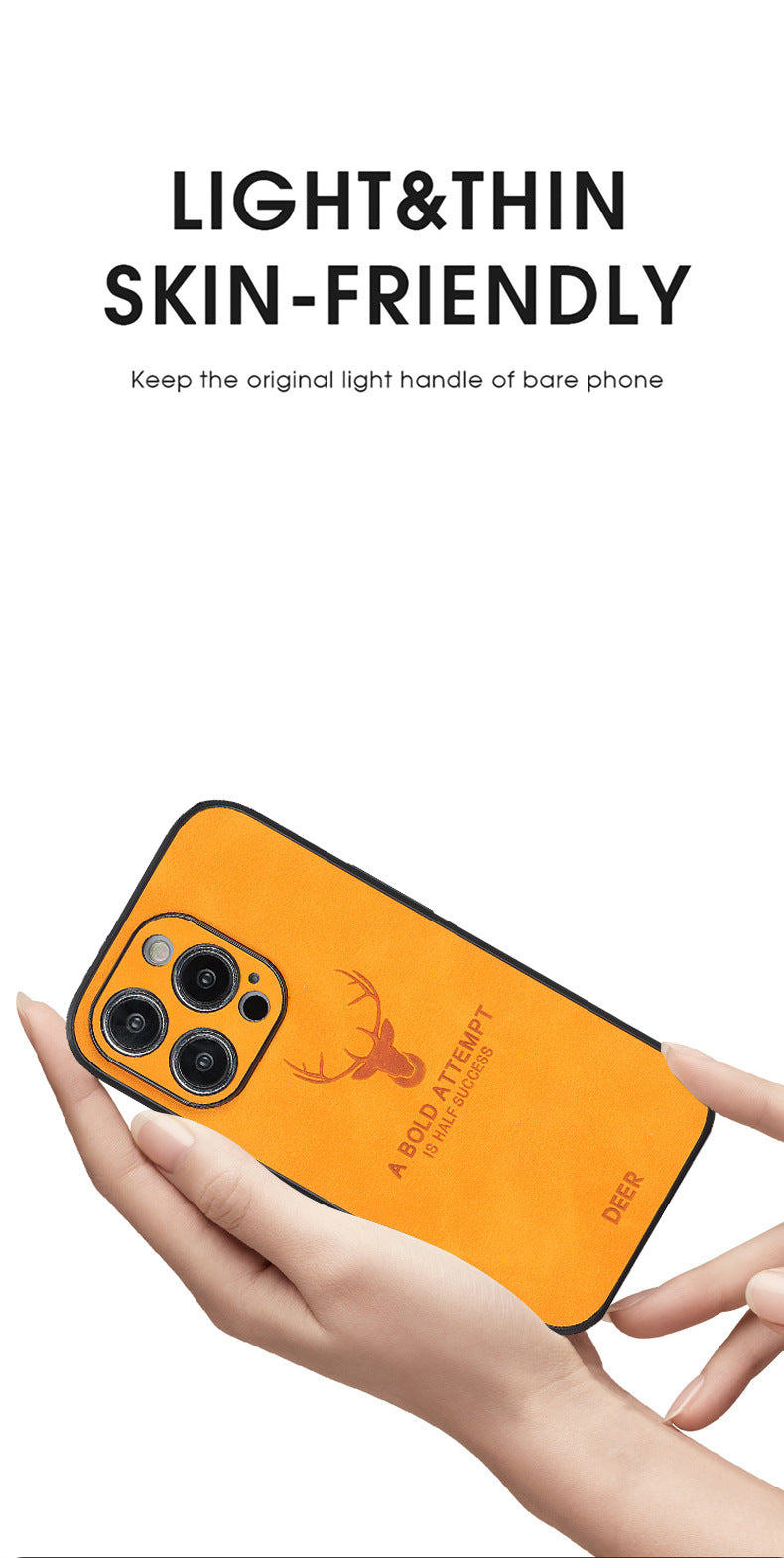 Capa Magnética com Design Cabeça de Alce para Smartphone