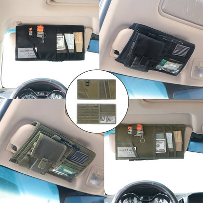 Organizador de Queixeira Solar para Carro – Porta CD e Itens