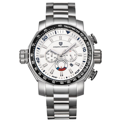 Relógio Masculino Multifuncional Quartz – Acessório de Moda