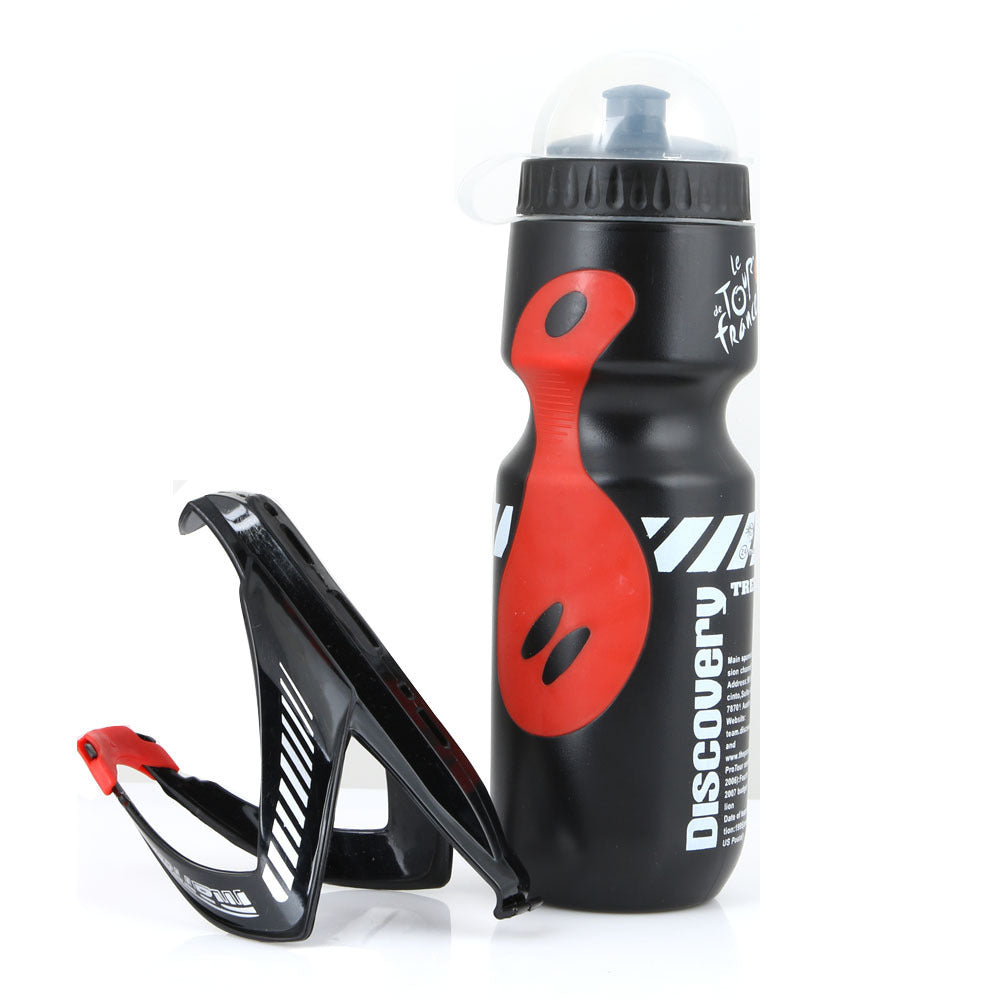 Rack bicycle water bottle set