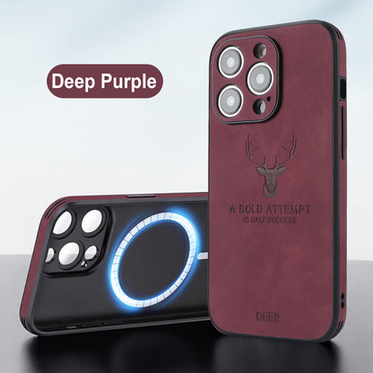 Capa Magnética com Design Cabeça de Alce para Smartphone
