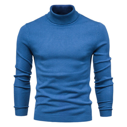 Suéter Masculino Gola Alta – Tricô Slim Fit