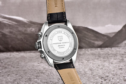 Relógio Masculino Quartz – Design Elegante e Moderna Pulseira