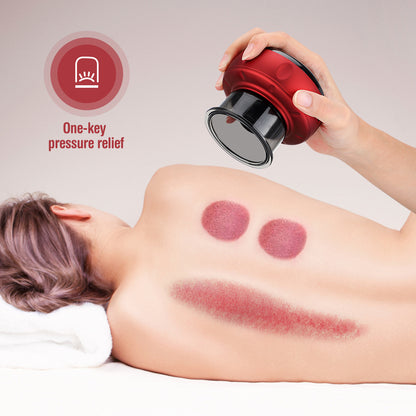 Massageador Corporal Elétrico com Ventosas – Uso Manual