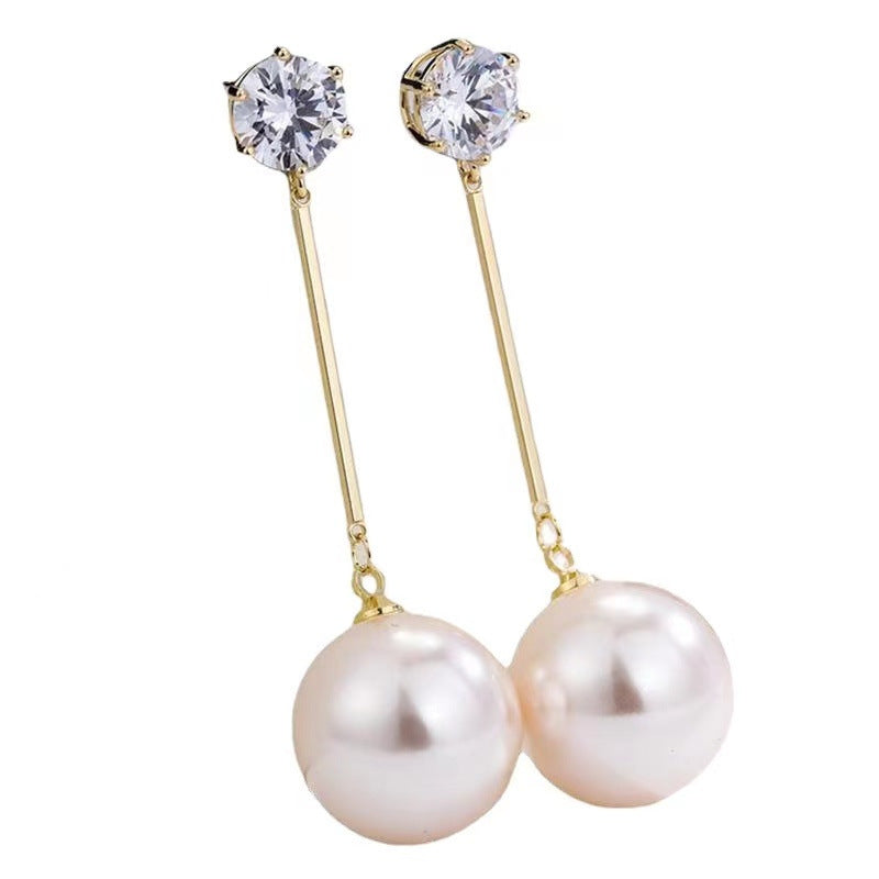 Exaggerated And Personalized Long Tassel Earrings