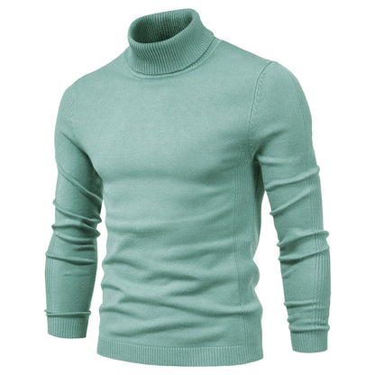 Suéter Masculino Gola Alta – Tricô Slim Fit