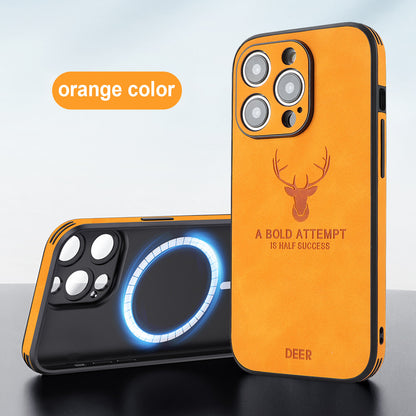 Capa Magnética com Design Cabeça de Alce para Smartphone