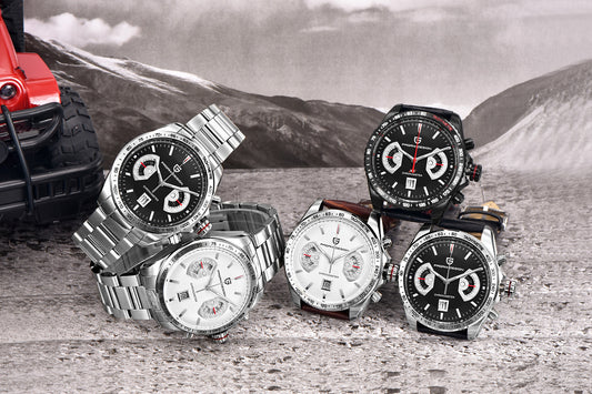 Relógio Masculino Quartz – Design Elegante e Moderna Pulseira