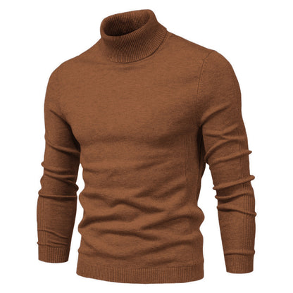 Suéter Masculino Gola Alta – Tricô Slim Fit