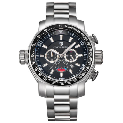 Relógio Masculino Multifuncional Quartz – Acessório de Moda