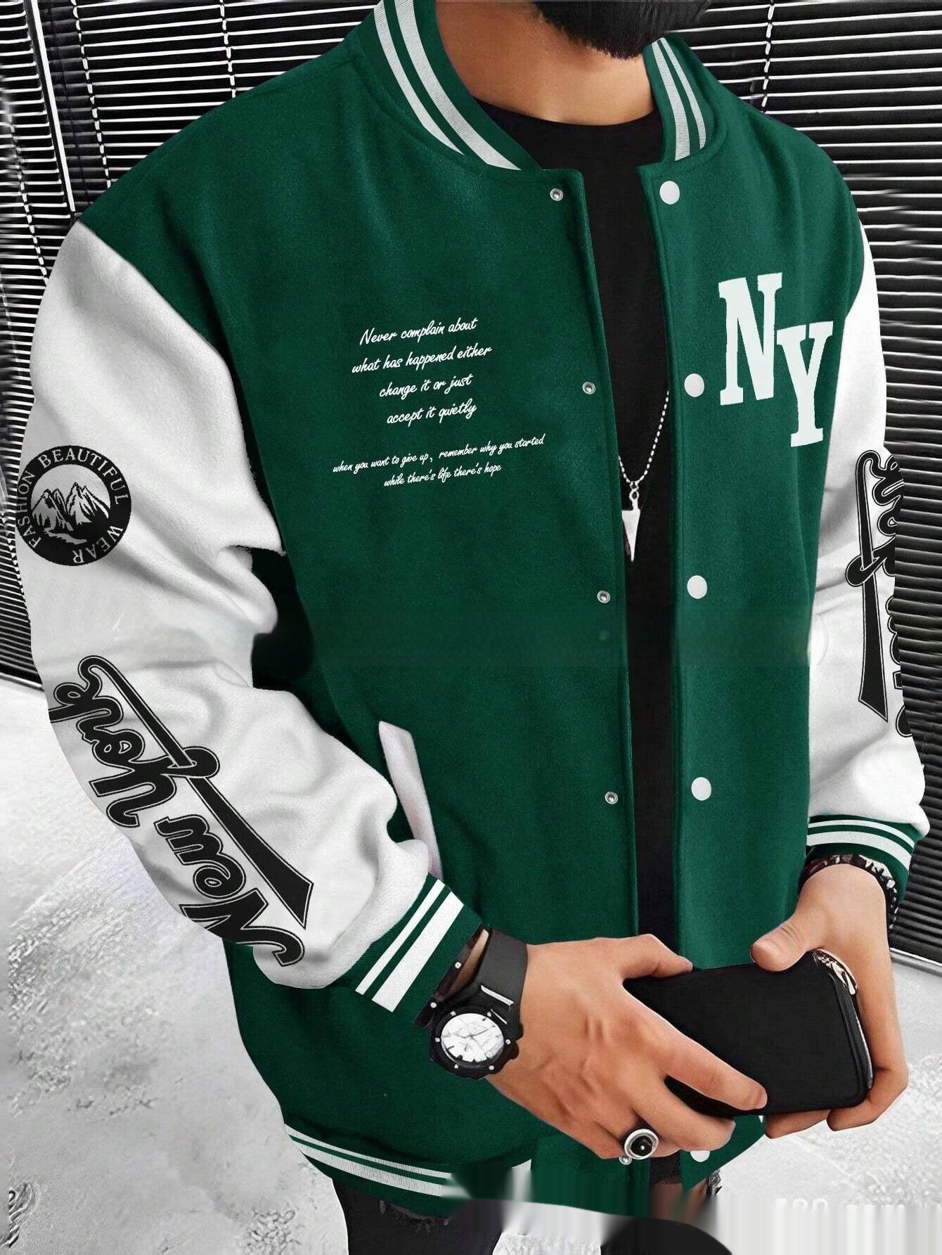 Baseball Uniform Jacket Coat Cardigan