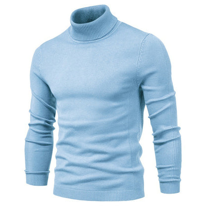 Suéter Masculino Gola Alta – Tricô Slim Fit