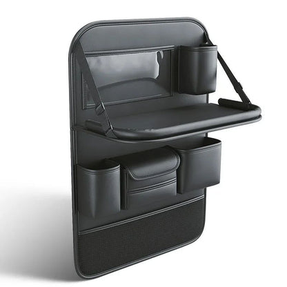 Bolsa Organizadora para Banco de Carro – Com Bandeja Dobrável e Porta-Itens