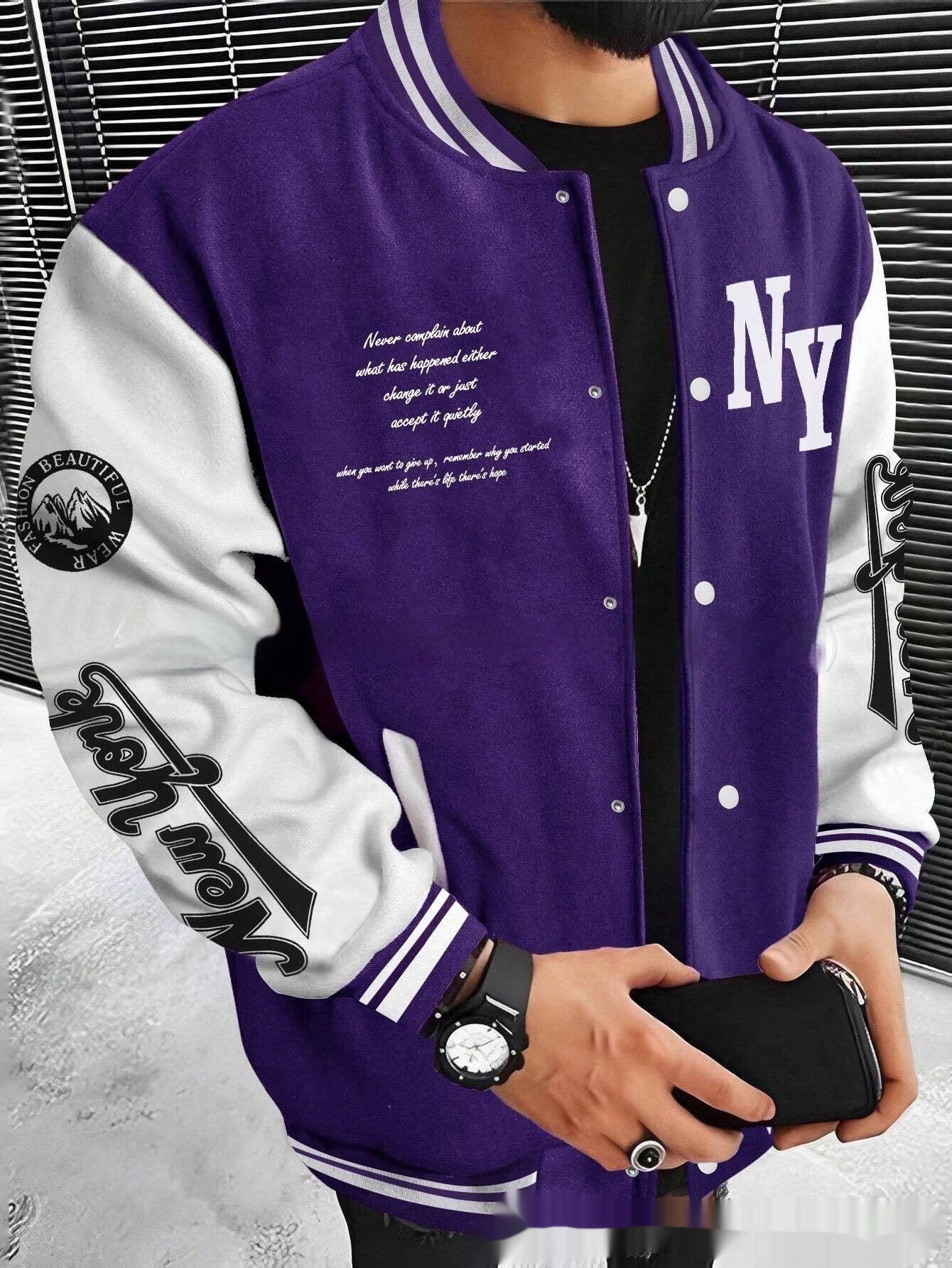 Baseball Uniform Jacket Coat Cardigan