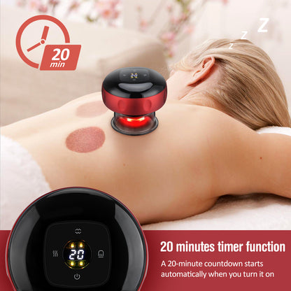 Massageador Corporal Elétrico com Ventosas – Uso Manual