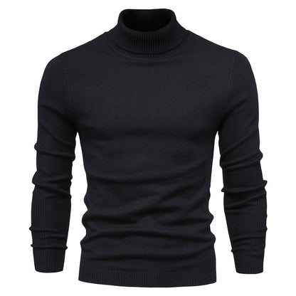 Suéter Masculino Gola Alta – Tricô Slim Fit
