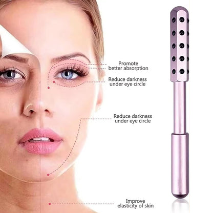 Rolo Facial Massageador com Beauty Stick – Estímulo e Relaxamento