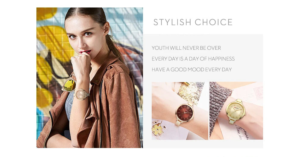 Women Watches Top Brand Luxury CURREN 9012 Quartz Women Watches Casual Fashion Ladies Wrist Watch Lady Clock relogio feminino