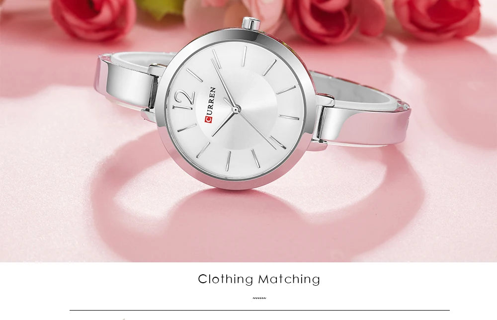 Women Watches Top Brand Luxury CURREN 9012 Quartz Women Watches Casual Fashion Ladies Wrist Watch Lady Clock relogio feminino