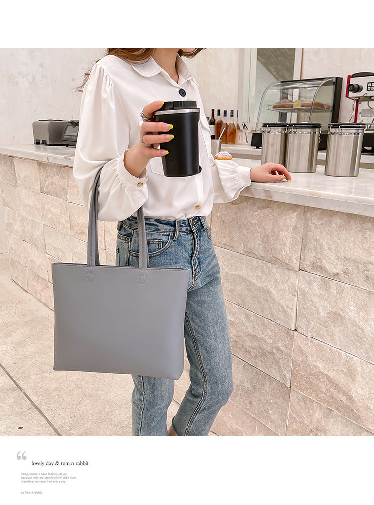 Fashion Tote Bag Women's Large Capacity Simple Women Handbags Commuter Casual all-in-one Shoulder Bag Bolso Bandolera Mujer 2024