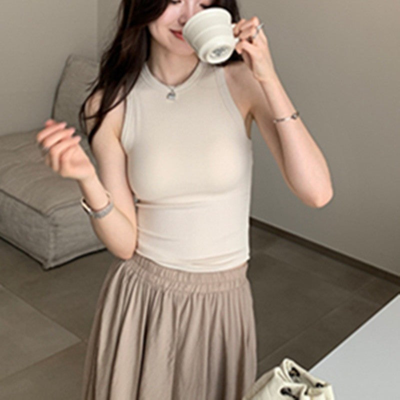 Temperament Slimming Underwear Padded Slim Fit Sleeveless Top