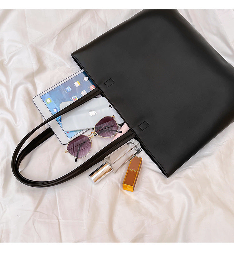 Fashion Tote Bag Women's Large Capacity Simple Women Handbags Commuter Casual all-in-one Shoulder Bag Bolso Bandolera Mujer 2024