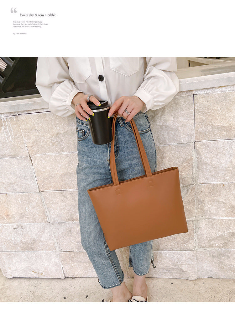 Fashion Tote Bag Women's Large Capacity Simple Women Handbags Commuter Casual all-in-one Shoulder Bag Bolso Bandolera Mujer 2024