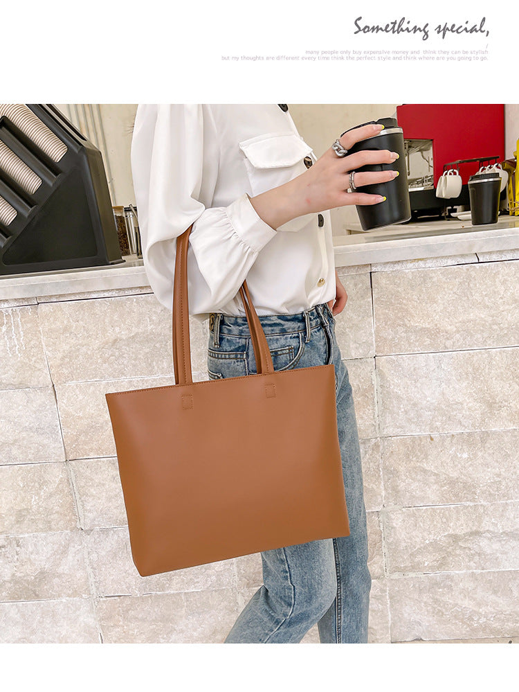 Fashion Tote Bag Women's Large Capacity Simple Women Handbags Commuter Casual all-in-one Shoulder Bag Bolso Bandolera Mujer 2024