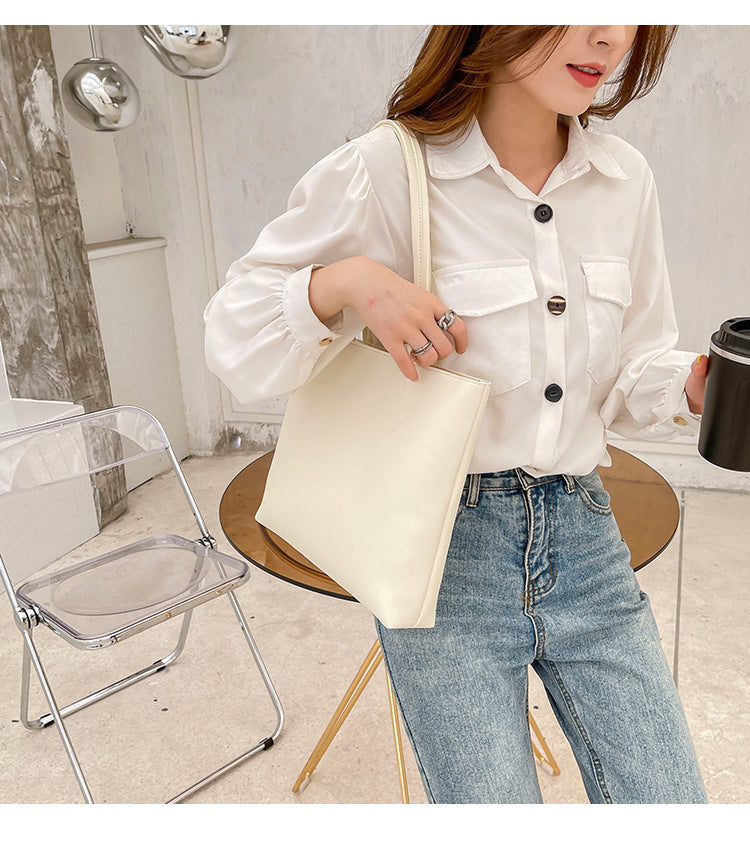 Fashion Tote Bag Women's Large Capacity Simple Women Handbags Commuter Casual all-in-one Shoulder Bag Bolso Bandolera Mujer 2024
