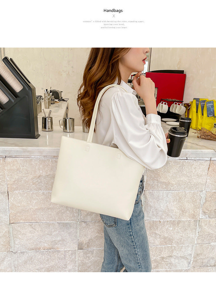 Fashion Tote Bag Women's Large Capacity Simple Women Handbags Commuter Casual all-in-one Shoulder Bag Bolso Bandolera Mujer 2024