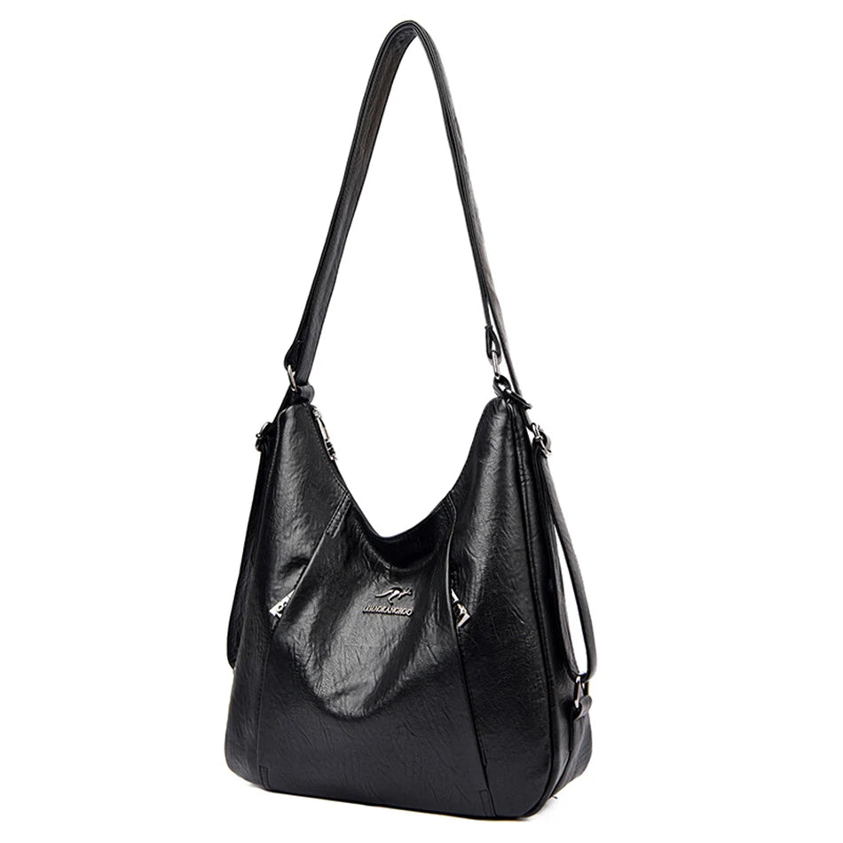 High Quality Leather Luxury Handbags Women Bags Designer Multifunction Shoulder Bags for Women Travel Back Pack Bolsa Feminina