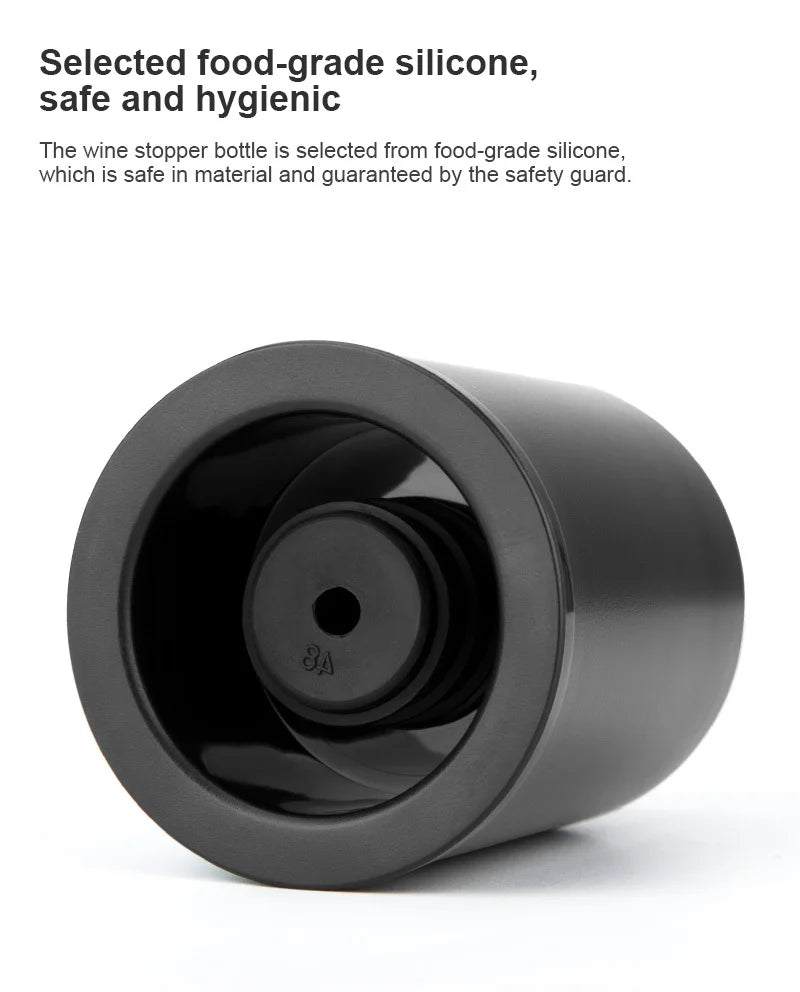 Vacuum Pump Wine Saver Cap Stopper Date Scale Record Retain Preserver For Wine Bottles Corkscrew Kitchen Automatic Keep Fresh