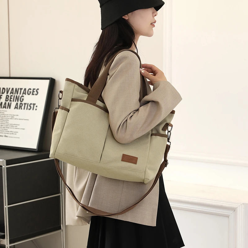 Women Handbags Ladies Canvas Shopping Tote Bag Clutch Female Crossbody Bags