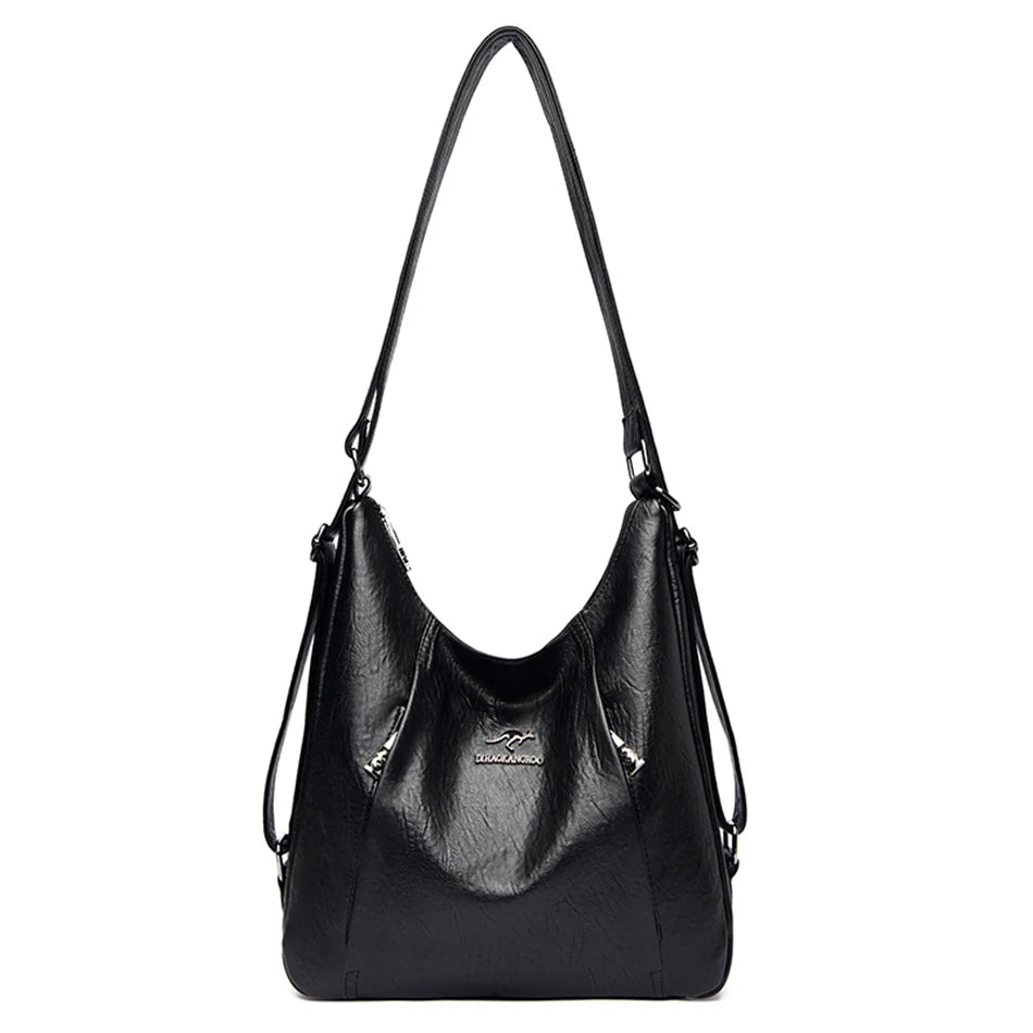 High Quality Leather Luxury Handbags Women Bags Designer Multifunction Shoulder Bags for Women Travel Back Pack Bolsa Feminina