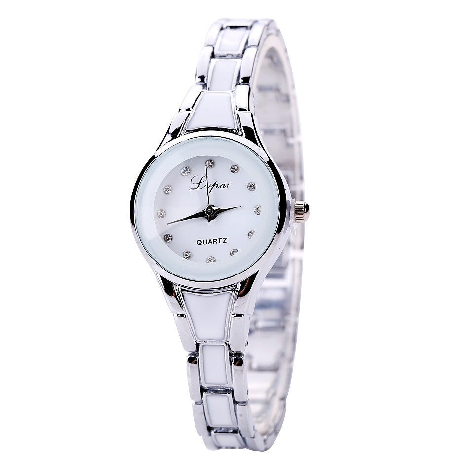 Women's watches Elegant woman watch Quartz gifts for women Luxury Fashion stainless steel Alloy Women's wristwatch accessories