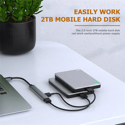 4-Port USB-C Hub 3.0/3.1-Multi-Device Splitter OTG for MacBook/Huawei/Xiaomi/Lenovo & Mor-Plug&Play-Ultra Slim PC Accessory!
