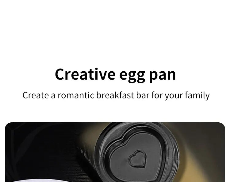 Love Omelet Pan With Handle Pan Mini Cute Cartoon Pattern Fried Eggs Diy Nutritious Breakfast Kitchen Tools Baby Supplement