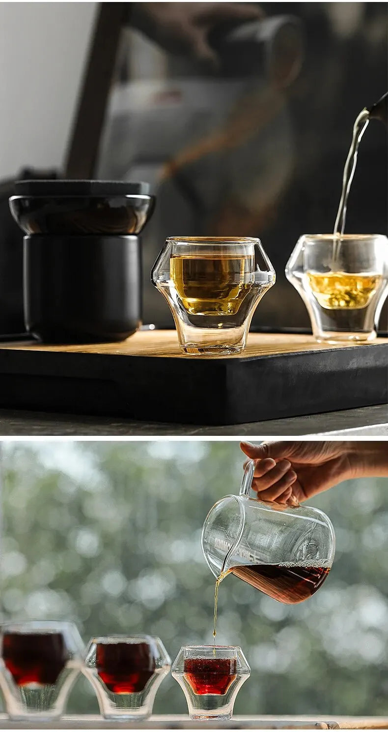 MHW-3BOMBER Coffee Mug Double Walled Glass Transparent Borosilicate Glasses Mugs Tea Latte Wine Cup Bar Kitchen Cafe Accessories