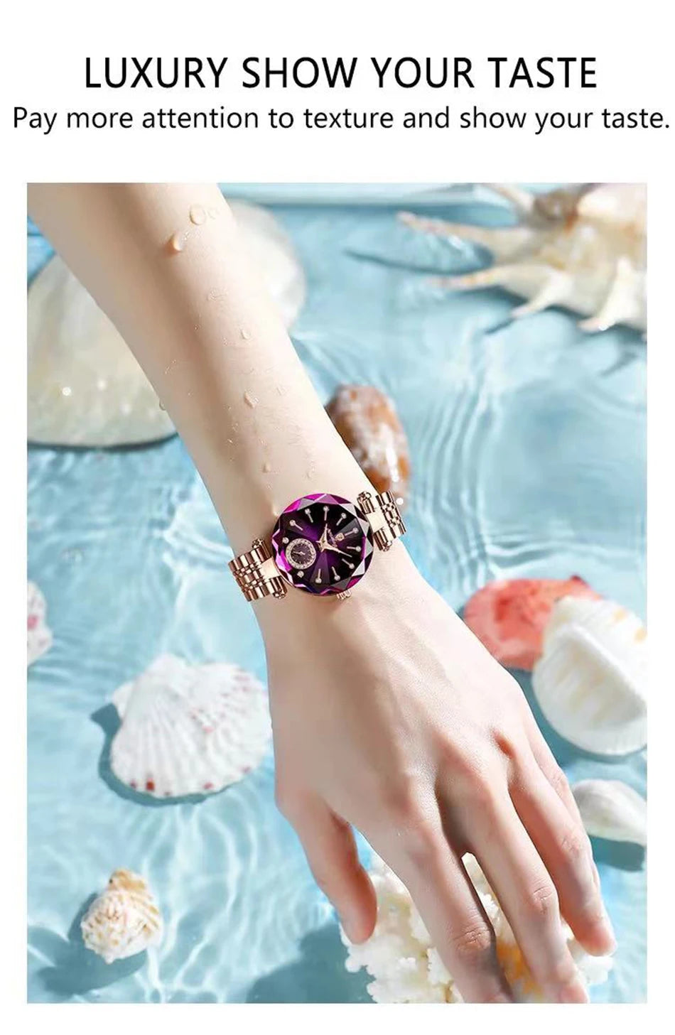 2023 Brand Women Watches Fashion Square Ladies Quartz Watch Bracelet Set Green Dial Simple Rose Gold Mesh Luxury Women Watches